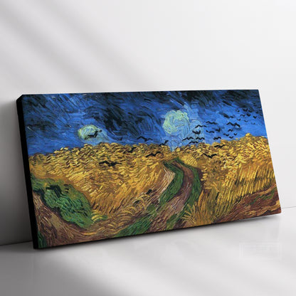 Wheatfield with Crows by Vincent van Gogh. Reproduction by Blue Surf Art