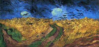 Wheatfield with Crows by Vincent van Gogh. Reproduction by Blue Surf Art