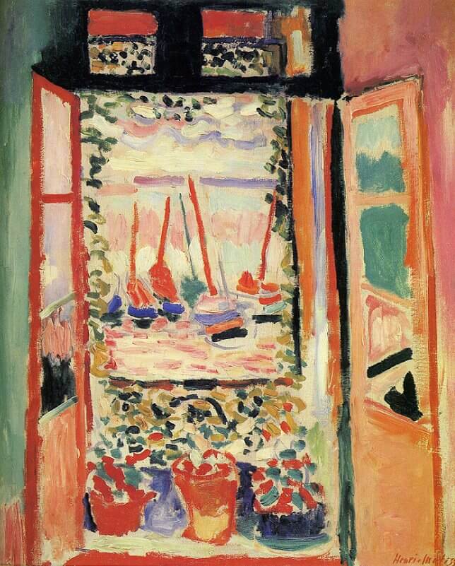 Open Window, Collioure, 1905 Painting by Henri Matisse Oil Reproduction by Blue Surf Art