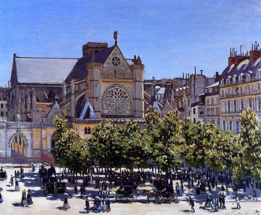 Saint Germain l'Auxerrois by Claude Monet