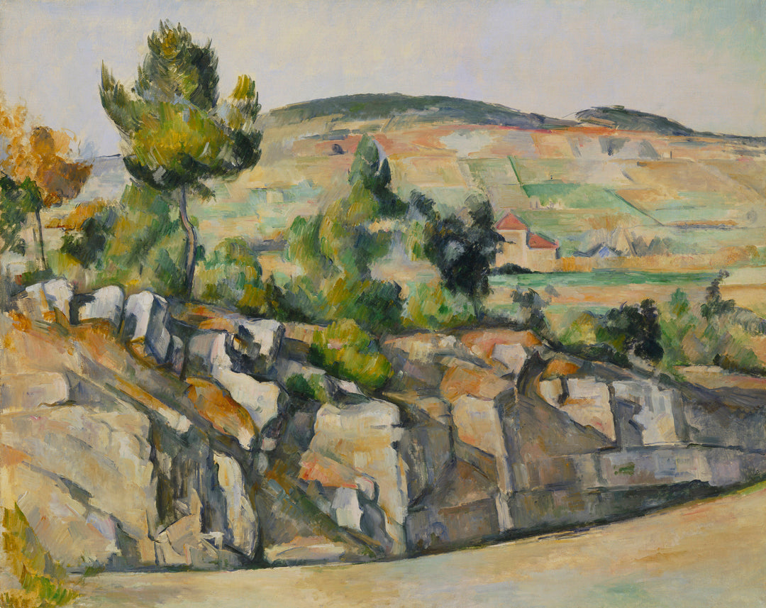 Mountains in Provence (La Route en Provence) by Paul Cézanne Reproduction for Sale - Blue Surf Art