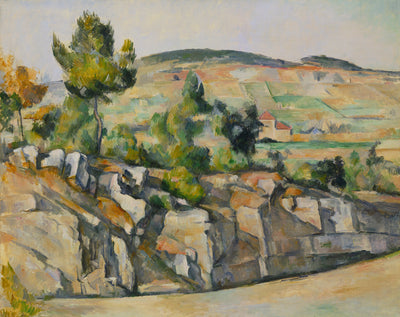 Mountains in Provence (La Route en Provence) by Paul Cézanne Reproduction for Sale - Blue Surf Art