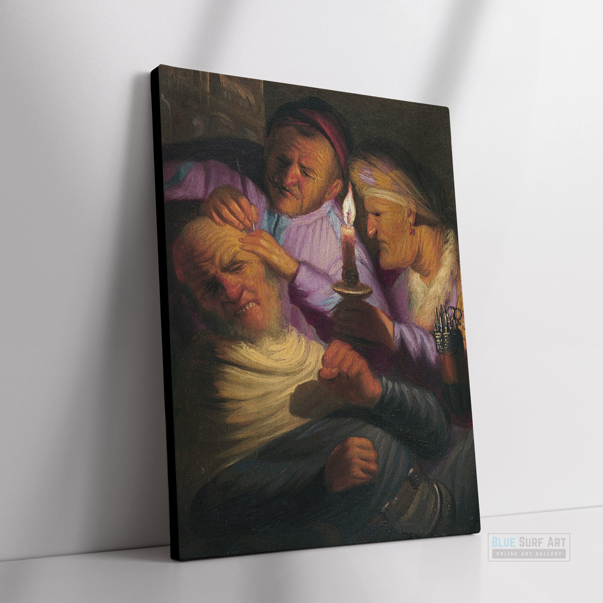 The Operation (Touch) by Rembrandt Wall Art Reproduction for Sale by Blue Surf Art - 3