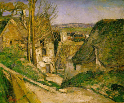 The Hanged Man's House in Auvers by Paul Cézanne Reproduction for Sale - Blue Surf Art