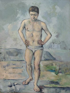 The Bather by Paul Cézanne Reproduction for Sale - Blue Surf Art