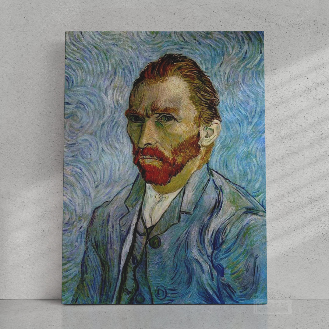 Self Portrait by Vincent van Gogh - Blue Surf Art Reproduction