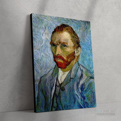 Self Portrait by Vincent van Gogh - Blue Surf Art Reproduction
