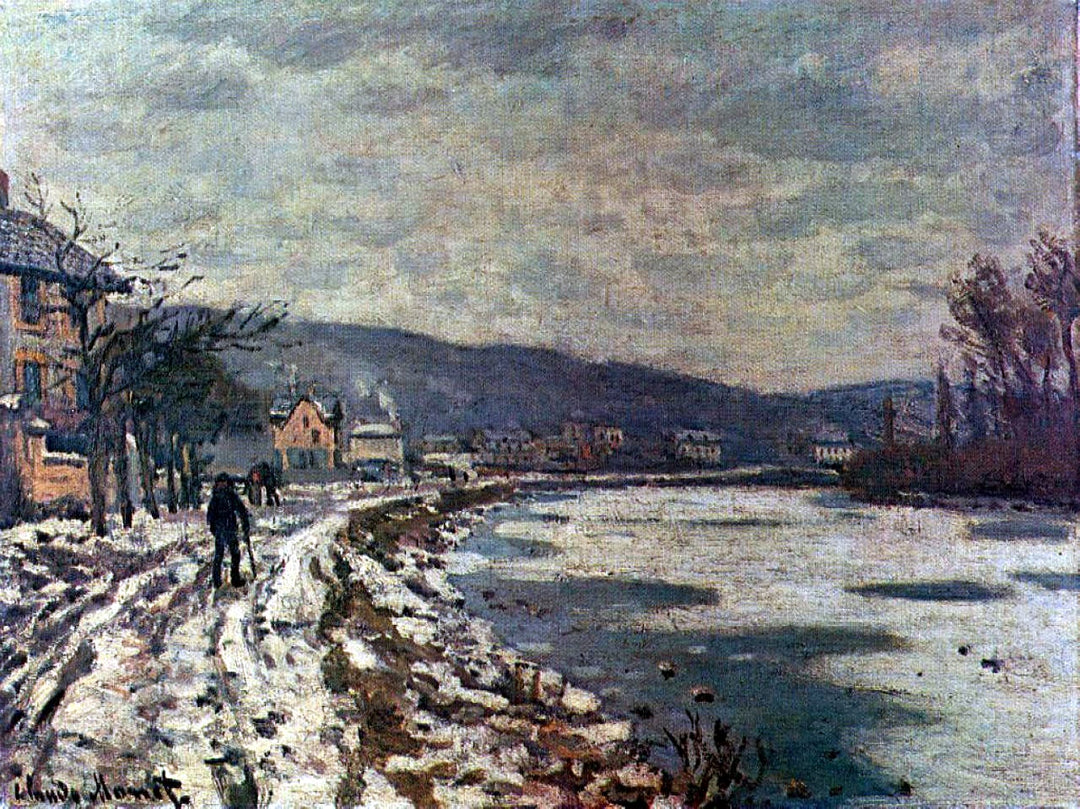 The Seine at Bougival by Claude Monet