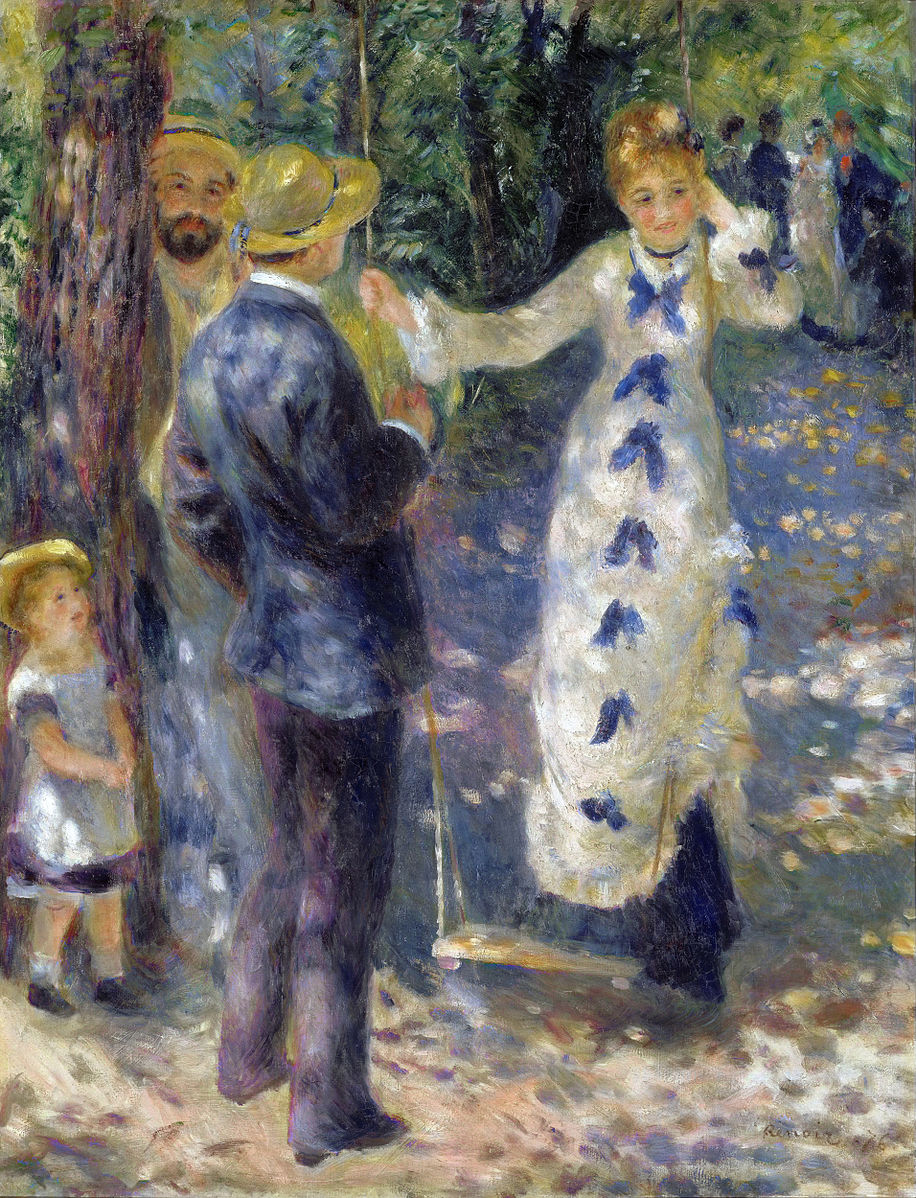 The Swing by Pierre-Auguste Renoir Reproduction for Sale by Blue Surf Art