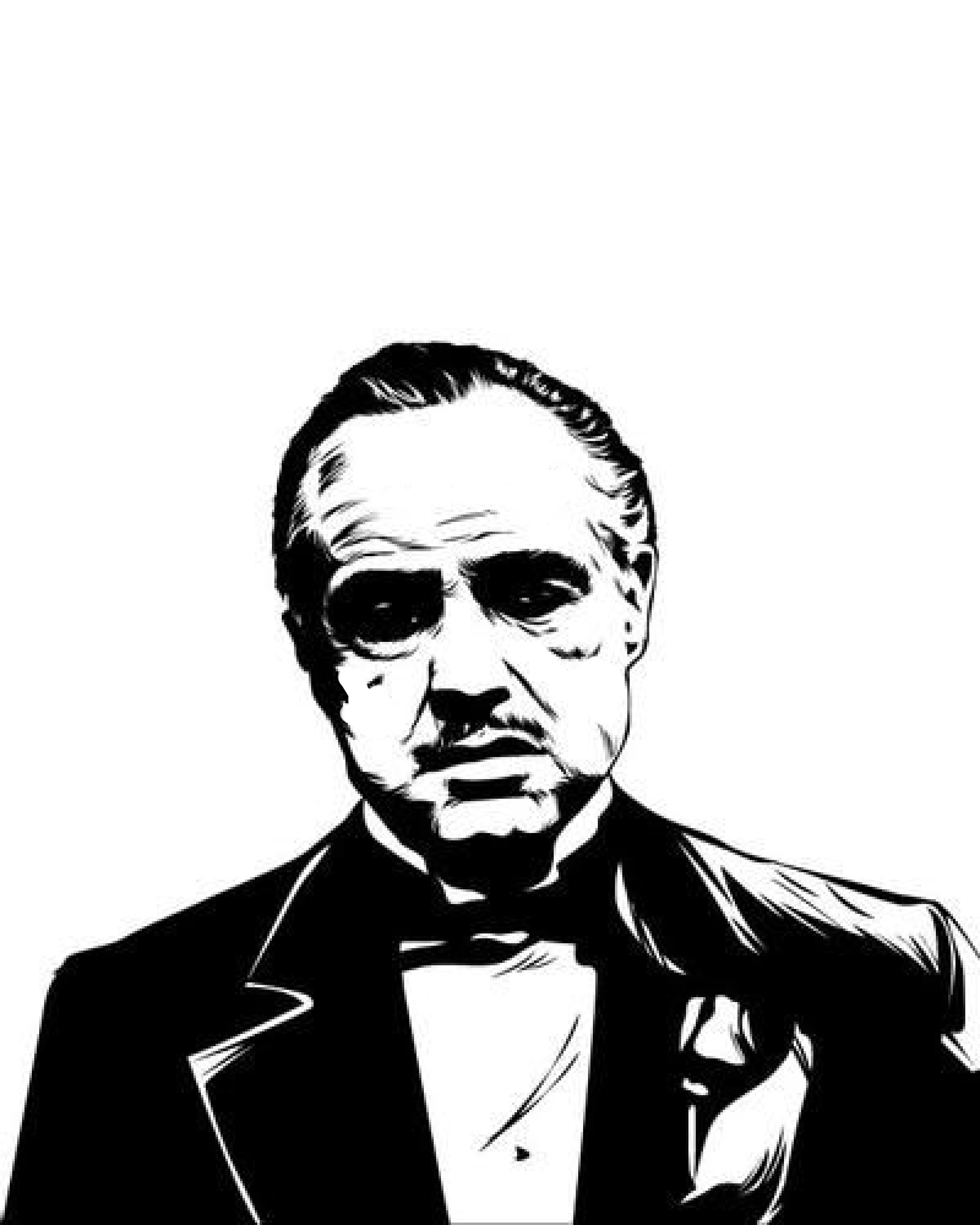 The Godfather Wall Art Gangster Film Movies Pop Art Original Oil on Canvas