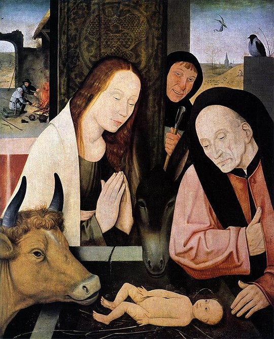 Adoration of the Christ Child by Hieronymus Bosch Reproduction by Blue Surf Art