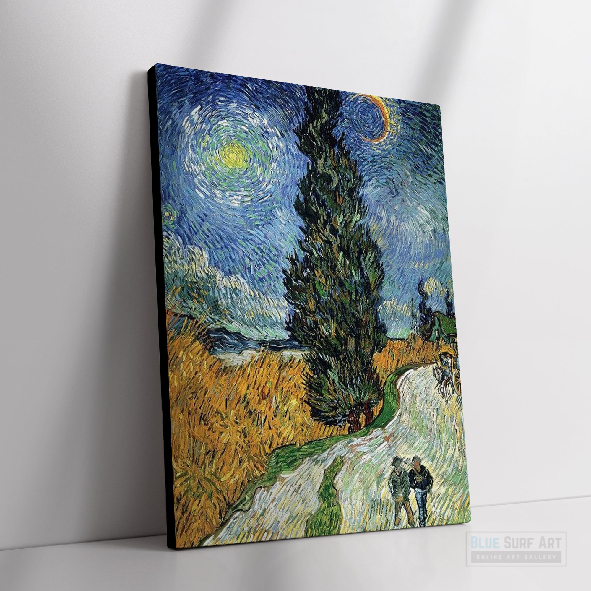 Road with Cypress and Star by Vincent van Gogh