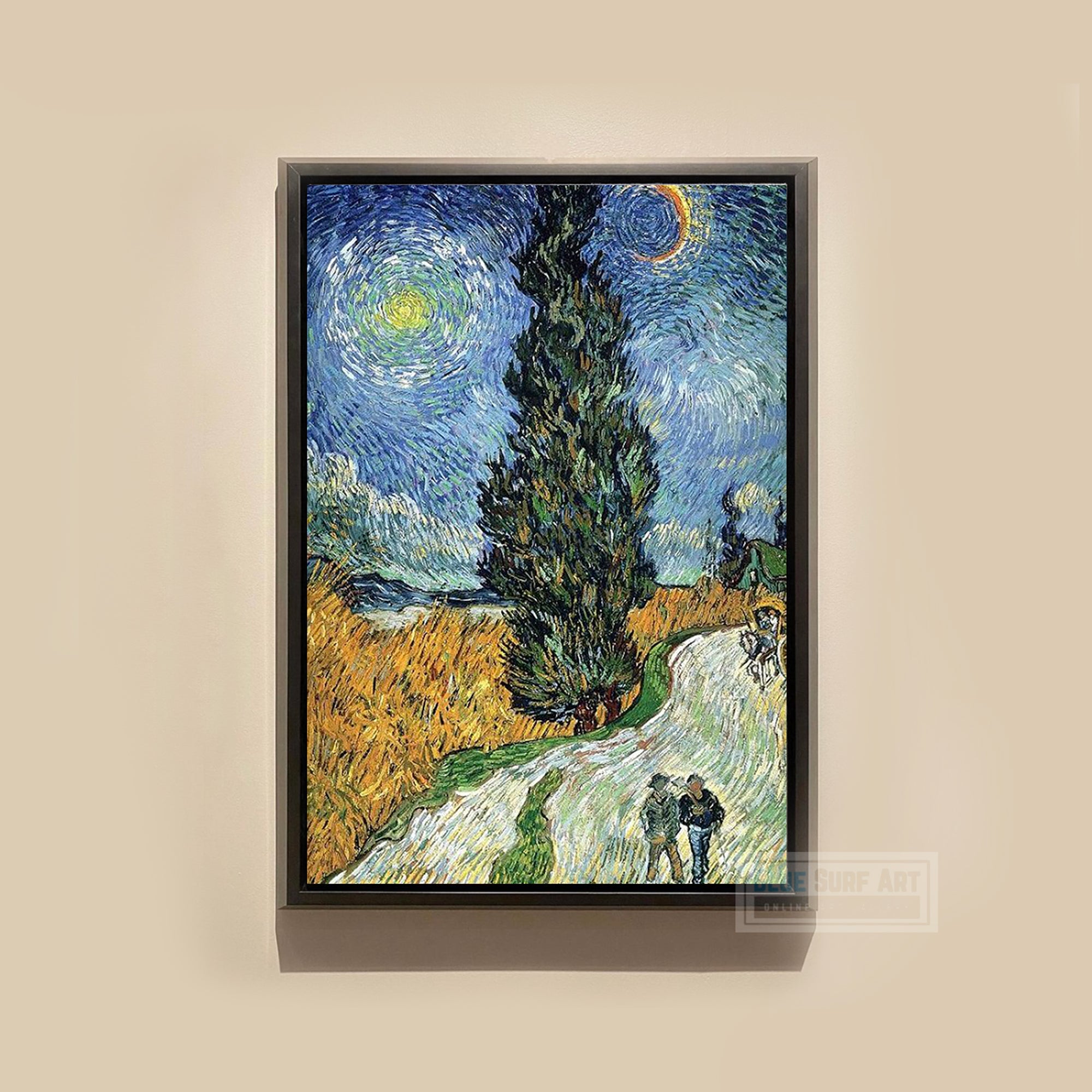 Road with Cypress and Star by Vincent van Gogh