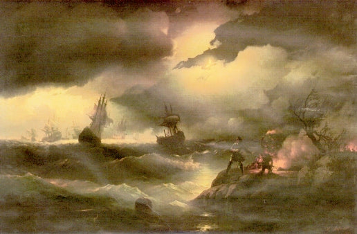 Peter Painting by Ivan Aivazovsky Reproduction by Blue Surf Art