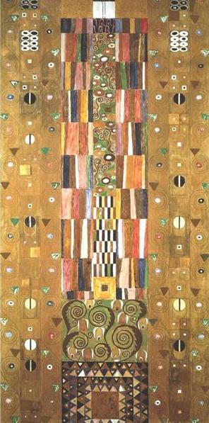 Design for the Stoclet Frieze. Knight by Gustav Klimt 