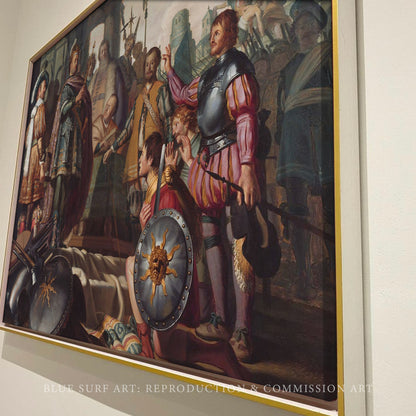History Painting by Rembrandt Wall Art Reproduction for Sale by Blue Surf Art - 2