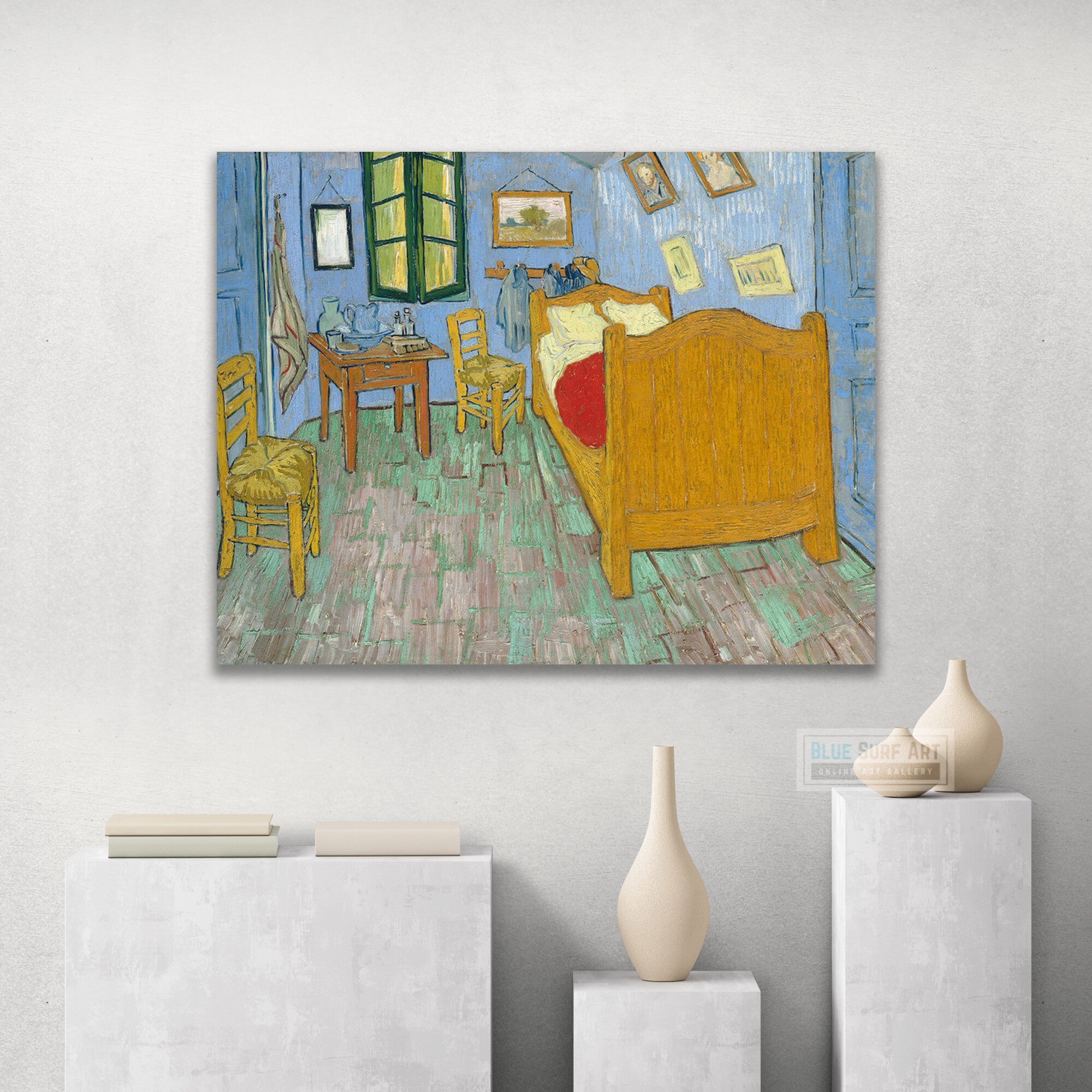 The Bedroom At Arles by Vincent van Gogh - Reproduction by Blue Surf Art