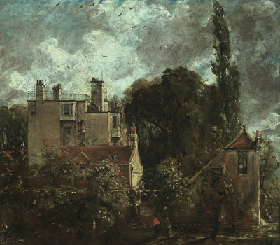 The Grove, or the Admiral's House in Hampstead by John Constable Reproduction Painting for Sale - Blue Surf Art