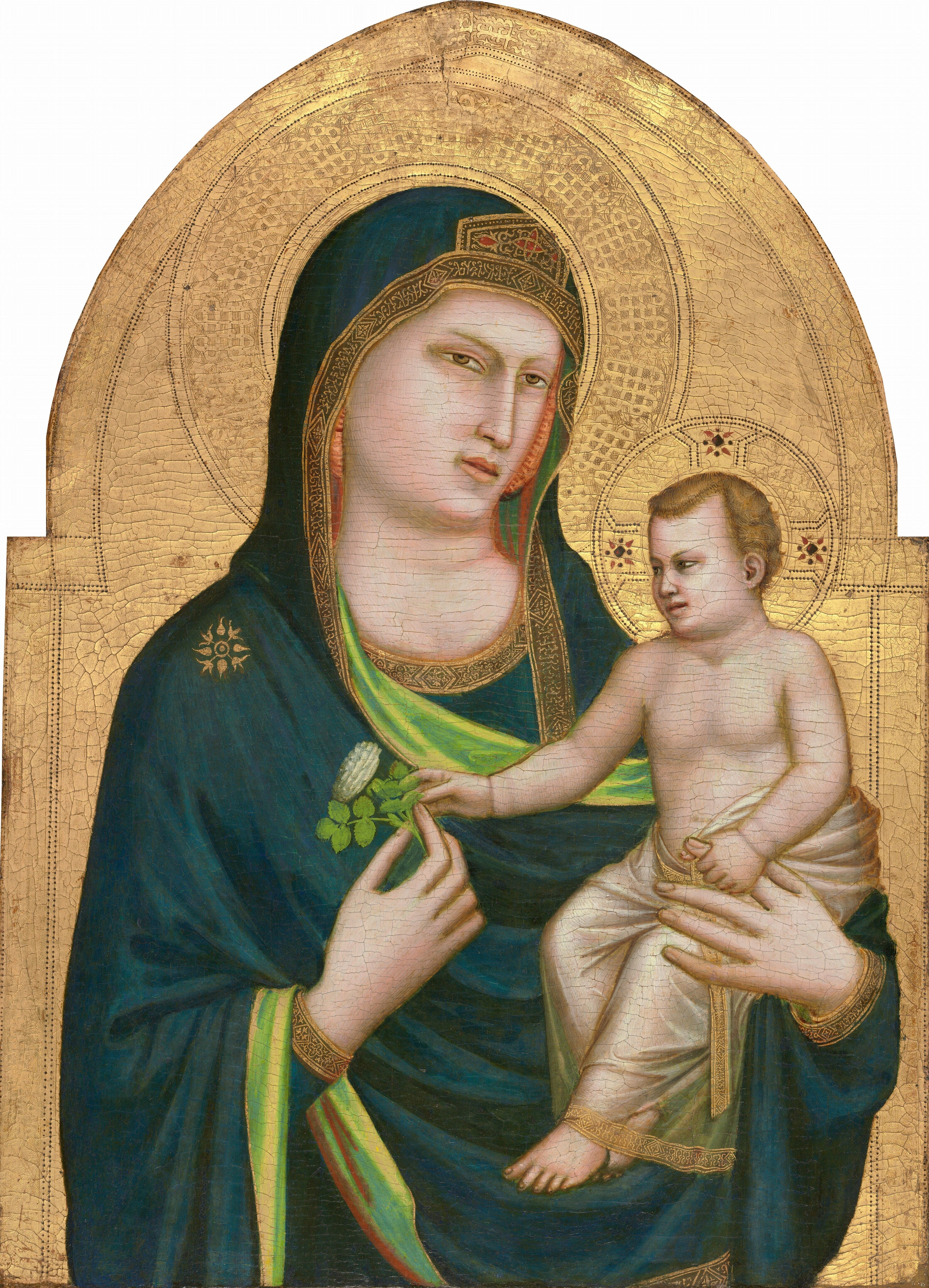Madonna and Child by Giotto di Bondone Reproduction for Sale by Blue Surf Art