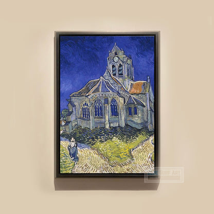 The Church at Auvers, 1890 by Vincent Van Gogh I Blue Surf Art