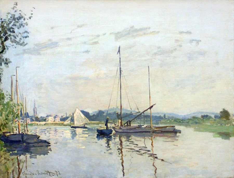 Argenteuil by Claude Monet. Monet wall art, Monet reproduction, Monet pictures, Monet poster, Monet prints, Monet oil painting on canvas