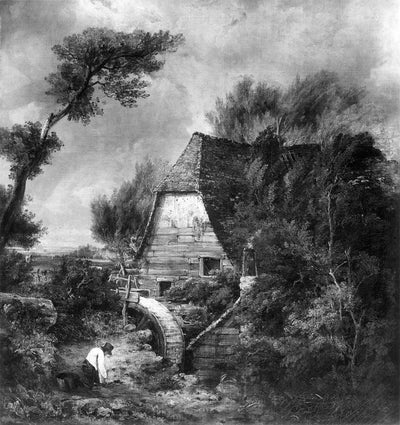 The Old Mill by John Constable Reproduction Painting for Sale - Blue Surf Art