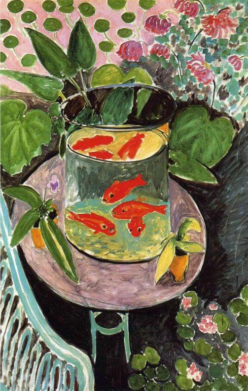 The Goldfish, 1912 Painting by Henri Matisse Oil on Canvas Reproduction by Blue Surf Art