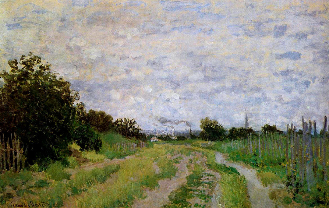 Lane in the Vineyards at Argenteuil by Claude Monet. Monet reproduction, Monet art for sale, Monet artwork