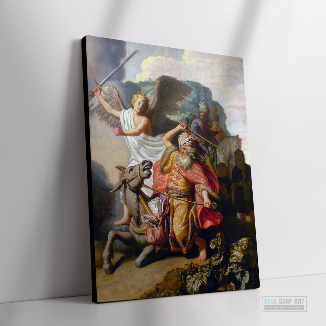 Balaam and the Ass by Rembrandt Wall Art Reproduction for Sale by Blue Surf Art-2
