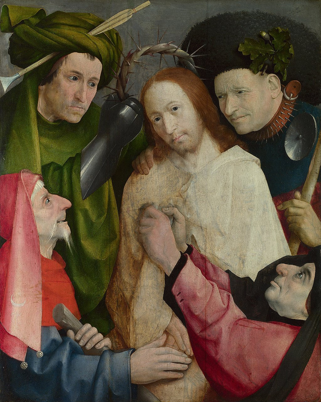 Christ Crowned with Thorns (Bosch, London) by Hieronymus Bosch Reproduction Oil on Canvas