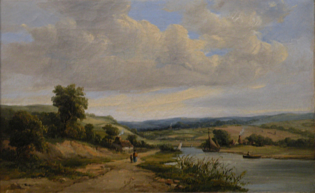 Landscape by John Constable Reproduction Painting for Sale - Blue Surf Art