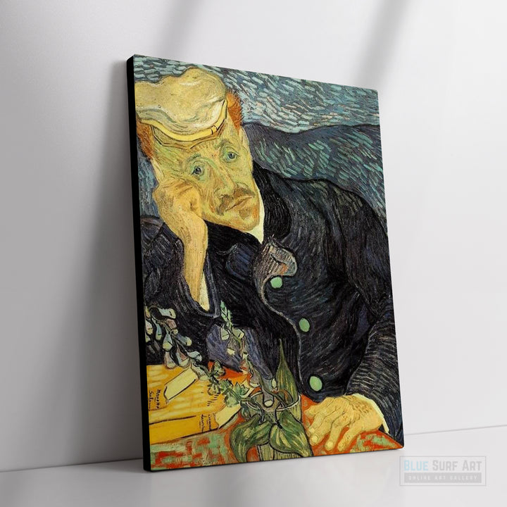 Portrait of Dr. Gachet by Van Gogh Reproduction for Sale - Blue Surf Art
