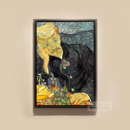 Portrait of Dr. Gachet by Van Gogh Reproduction for Sale - Blue Surf Art