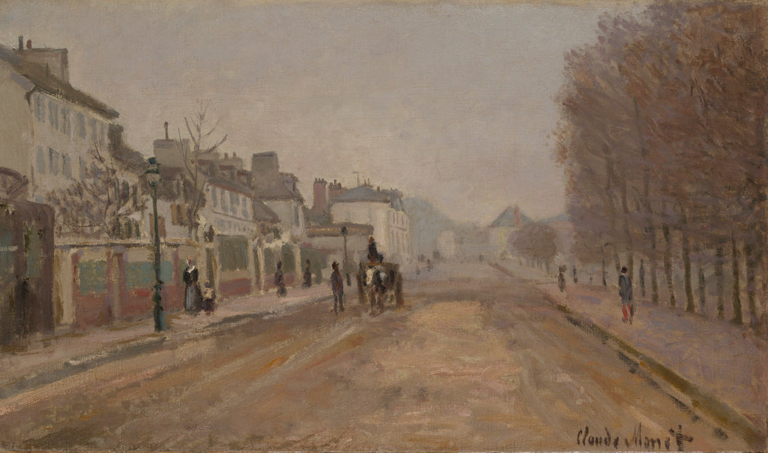 The Boulevard Heloise in Argenteuil by Claude Monet. Monet artwork, Monet reproduction for sale, Monet wall art, Monet canvas art painting