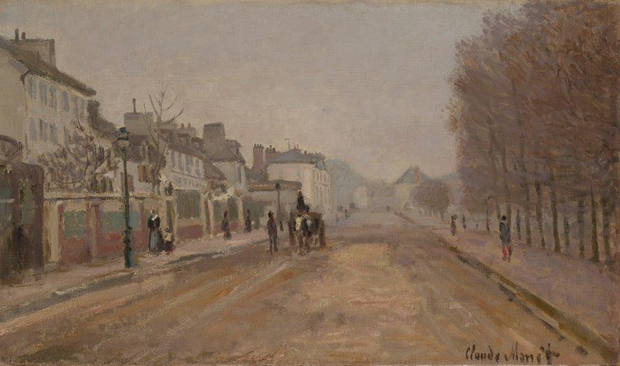 The Boulevard Heloise in Argenteuil by Claude Monet. Monet artwork, Monet reproduction for sale, Monet wall art, Monet canvas art painting