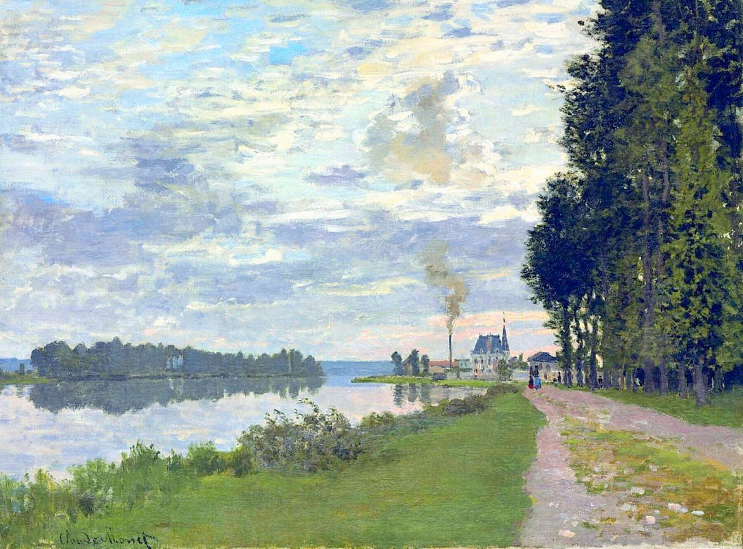 The Promenade at Argenteuil by Claude Monet. Monet artwork, Monet reproduction for sale