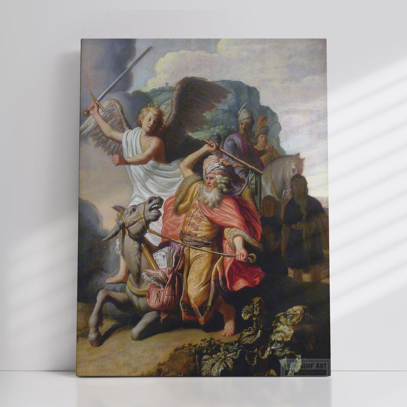 Balaam and the Ass by Rembrandt Wall Art Reproduction for Sale by Blue Surf Art-1