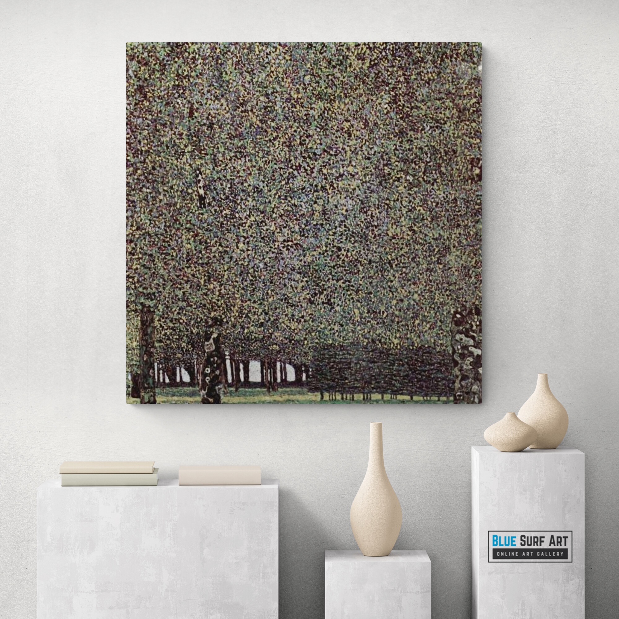 Park by Gustav Klimt, famous painting, Klimt wall art, reproduction art, living room wall art painting