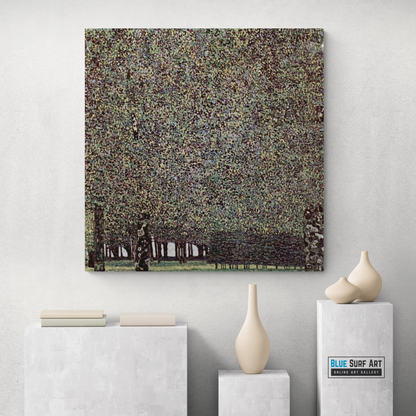 Park by Gustav Klimt, famous painting, Klimt wall art, reproduction art, living room wall art painting