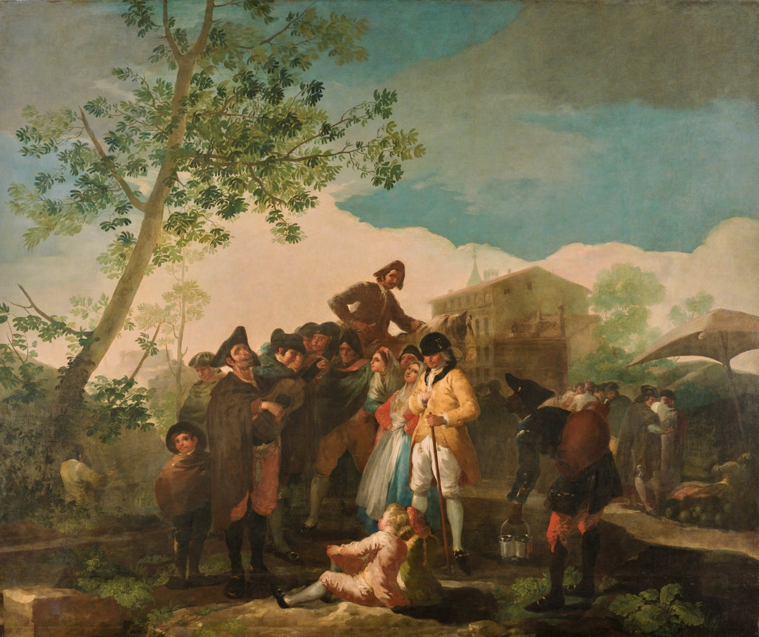 The Blind Guitarist by Francisco Goya Reproduction for Sale