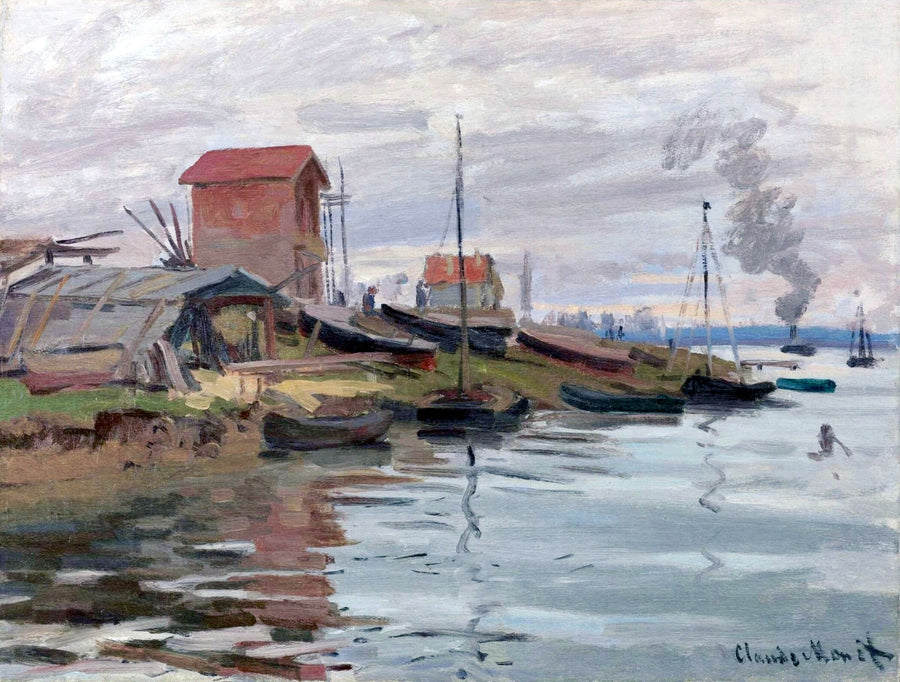 The Seine at Petit-Gennevilliers by Claude Monet. Claude Monet artwork, Monet reproduction for sale