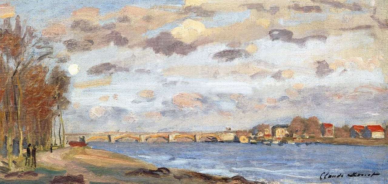 The Siene at Argentuil by Claude Monet. Monet artwork, Monet reproduction for sale