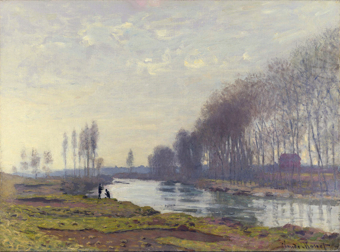The Small Arm of the Seine at Argenteuil by Claude Monet. Monet artworks, Monet reproduction for sale