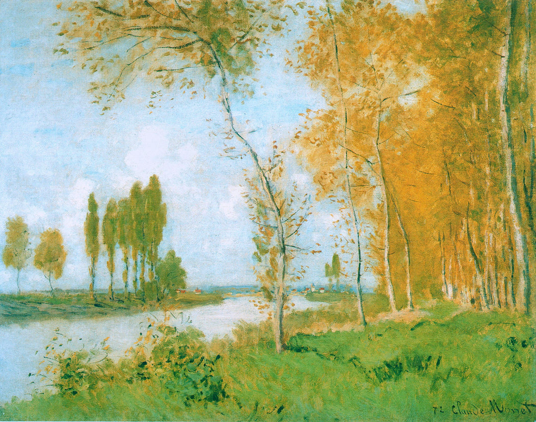 The Spring in Argentuil by Claude Monet
