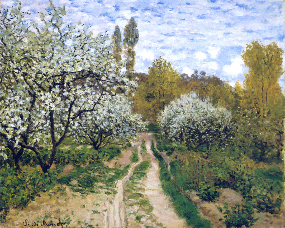 Trees in Bloom by Claude Monet. Monet artworks, Monet reproduction for sale.