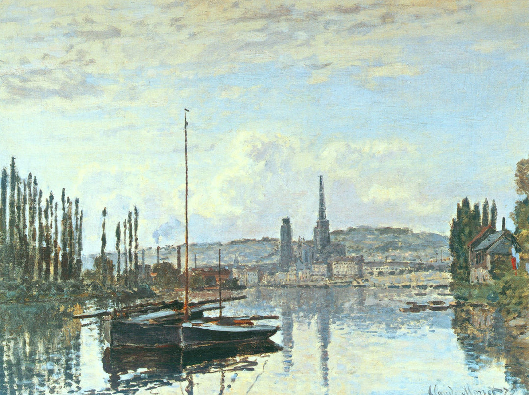 View of Rouen by Claude Monet. Monet artworks, Monet reproduction for sale