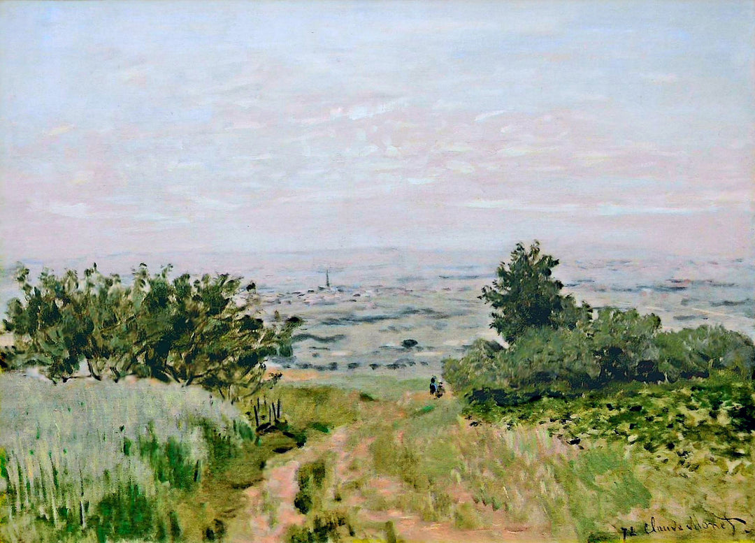 View to the Plain of Argenteuil by Claude Monet. Monet artworks, Monet reproduction for sale by Blue Surf Art