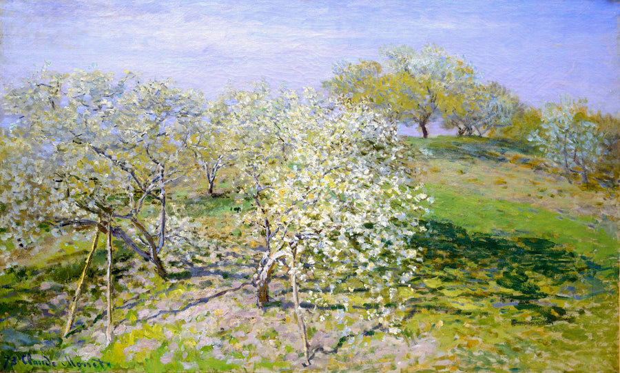 Apple Trees in Bloom by Claude Monet