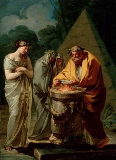 The Sacrifice to Vesta by Francisco Goya Reproduction for Sale