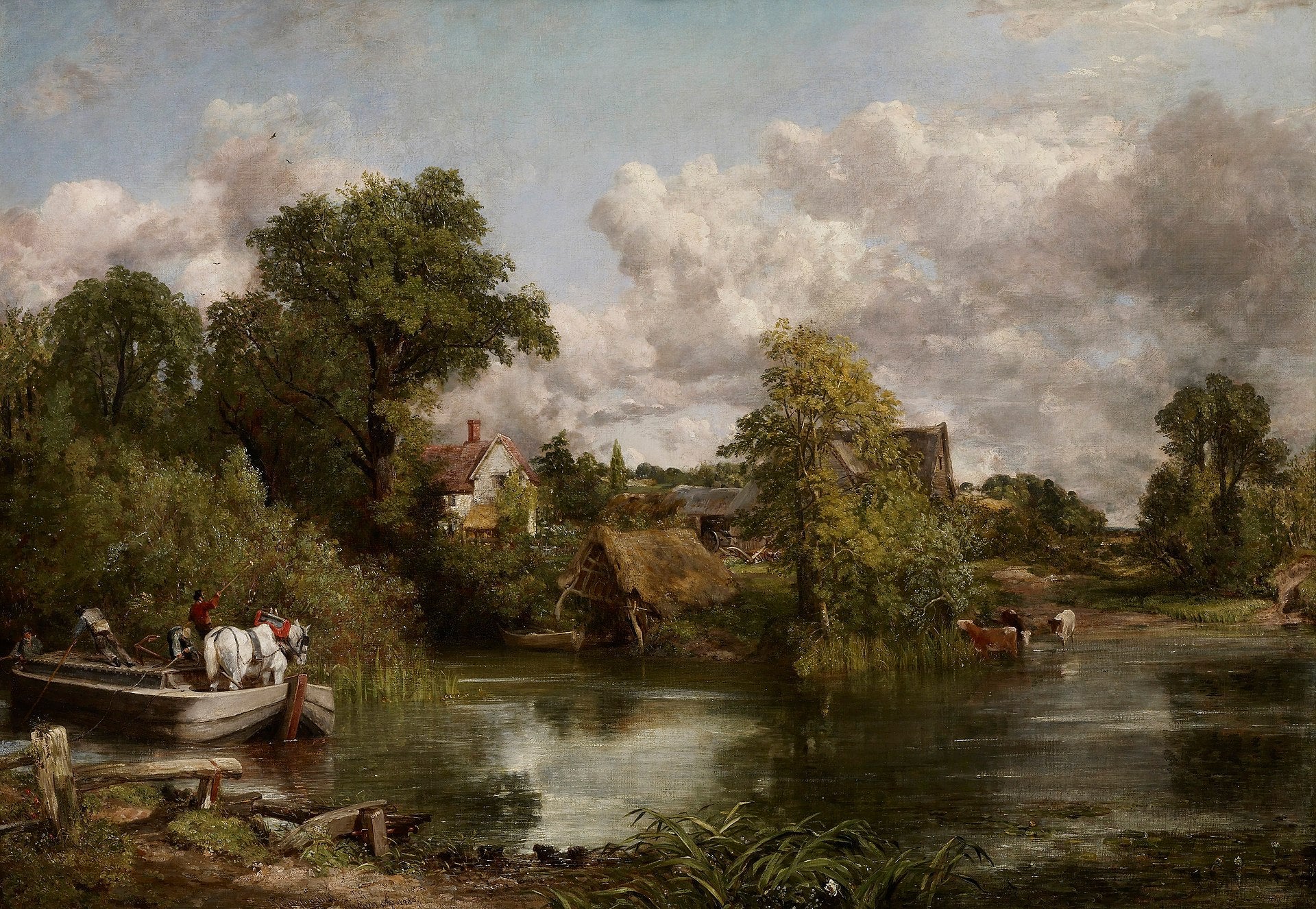 The White Horse by John Constable Reproduction Painting for Sale - Blue Surf Art